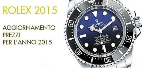 listino rolex 2015|Aggiornamento 2015 listino prezzi Rolex. .